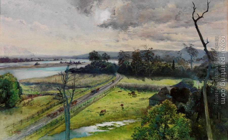 Julian Ashton : Shoalhaven river, junction with broughton creek, new south wales